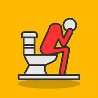 Diarrhea Vector Icon Design