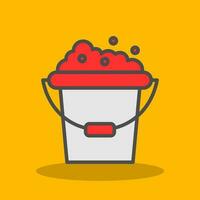 Bucket Vector Icon Design