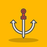 Anchor Vector Icon Design