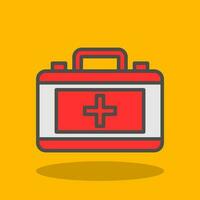 First aid kit Vector Icon Design