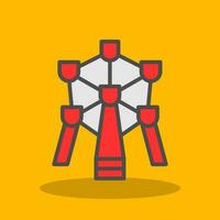 Atomium Vector Icon Design