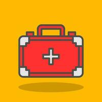 First aid kit Vector Icon Design