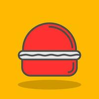 diseño de icono de vector de hamburguesa