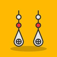 Earring Vector Icon Design