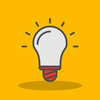 Light bulb Vector Icon Design