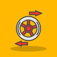 Wheel alignment Vector Icon Design