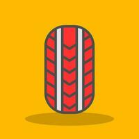 Tire Vector Icon Design