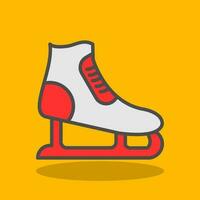 Ice skating Vector Icon Design