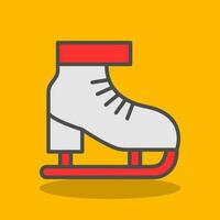 Ice skate Vector Icon Design