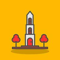 Dom tower Vector Icon Design