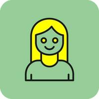 Girl Vector Icon Design