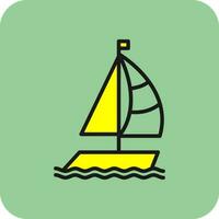 Boat Vector Icon Design