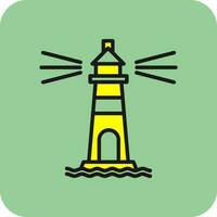 Lighthouse Vector Icon Design