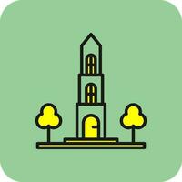 Dom tower Vector Icon Design