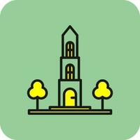 Dom tower Vector Icon Design