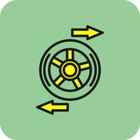 Wheel alignment Vector Icon Design