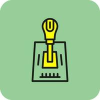 Gearshift Vector Icon Design