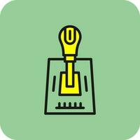 Gearshift Vector Icon Design