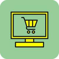 Online shop Vector Icon Design