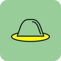 diseño de icono de vector de sombrero