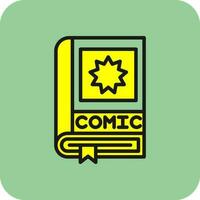 Comic book Vector Icon Design