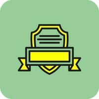 Coat of arms Vector Icon Design