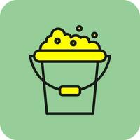 Bucket Vector Icon Design