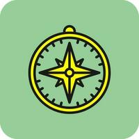 Compass Vector Icon Design