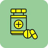 medicamentos vector icono diseño