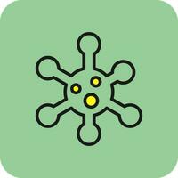 Bacteria Vector Icon Design