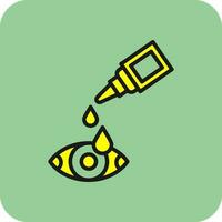 Eye drop Vector Icon Design