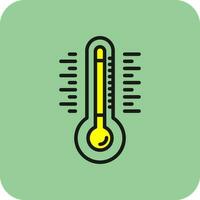 Thermometer Vector Icon Design