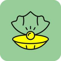 Clam Vector Icon Design