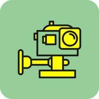 Action camera Vector Icon Design