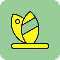 Surfboard Vector Icon Design