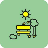 Bench Vector Icon Design