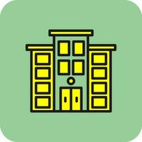 Townhouse Vector Icon Design