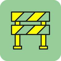 Barrier Vector Icon Design