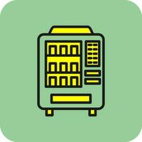 Vending machine Vector Icon Design