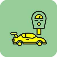 Parking meter Vector Icon Design