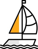 Boat Vector Icon Design