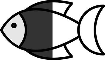 diseño de icono de vector de pescado