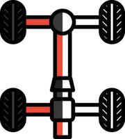 Chassis Vector Icon Design