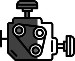 Car engine Vector Icon Design