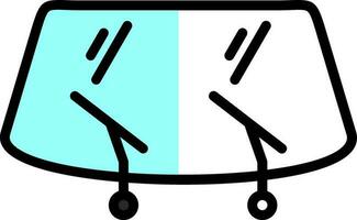 Windshield Vector Icon Design