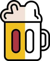 Beer mug Vector Icon Design