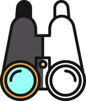 Binoculars Vector Icon Design