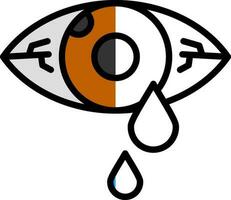 diseño de icono de vector de conjuntivitis