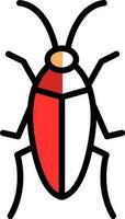 Cockroach Vector Icon Design