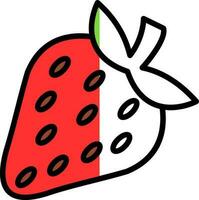 Strawberry Vector Icon Design